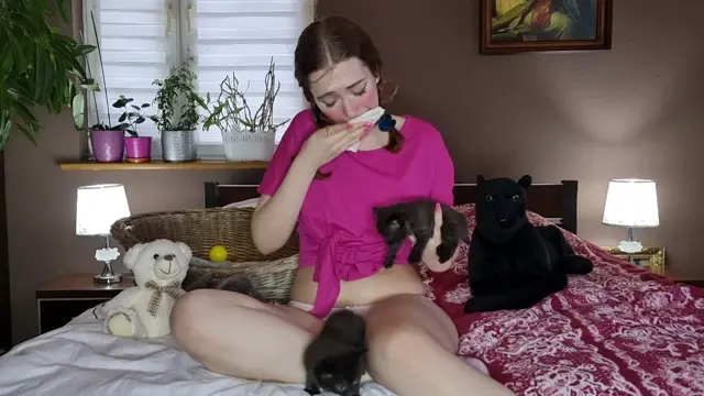 Poster: WetSchoolGirl – Honking and Sneezing Because of Your Cat
