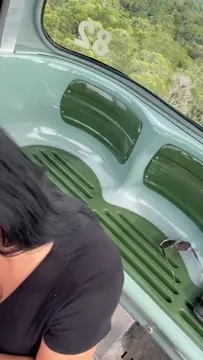 Poster: Renee Gracie @reneegracie - Risky blowjob in funicular PPV